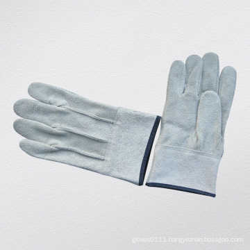 Full Leather Straight Thumb Welding Work Glove